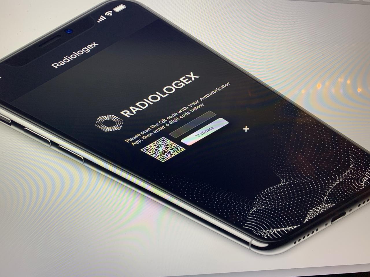 Radiologex App Validation Screen